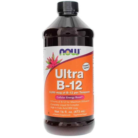 Ultra B-12 Liquid, NOW